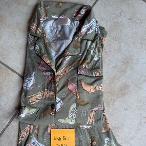 Mallory Ervin In My Sundays Pajamas Cowboy Boots